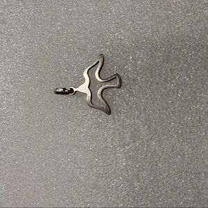 Sterling Silver 925 Dove Pendant Charm